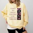 Saying Psychological Thriller Book Reader Lover Comfort Colors Sweatshirt Blue Spruce