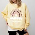 School Librarian For Women Cute Bookworm Book School Library Comfort Colors Sweatshirt Blue Spruce School Librarian For Women Cute Bookworm Book School Library Comfort Colors Sweatshirt Blue Spruce