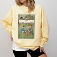 The Secret Garden Book Comfort Colors Sweatshirt Blue Spruce