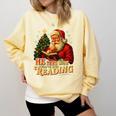 He Sees What You’Ve Been Reading Santa Book Lover Christmas Comfort Colors Sweatshirt Blue Spruce He Sees What You’Ve Been Reading Santa Book Lover Christmas Comfort Colors Sweatshirt Blue Spruce