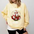 He Sees What You'Ve Been Reading Santa Book Lover For Women Comfort Colors Sweatshirt Blue Spruce He Sees What You'Ve Been Reading Santa Book Lover For Women Comfort Colors Sweatshirt Blue Spruce