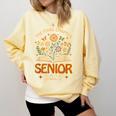 Senior 2026 Final Chapter Retro Book Lover Last First Day Comfort Colors Sweatshirt Blue Spruce