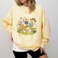 Silly-Goose Book Club Goose And Book Lovers Comfort Colors Sweatshirt Blue Spruce Silly-Goose Book Club Goose And Book Lovers Comfort Colors Sweatshirt Blue Spruce
