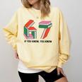 Six Seven 67 If You Know You Know 6 7 Reading Books Comfort Colors Sweatshirt Blue Spruce