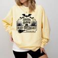 Sleepy Hollow Dead And Breakfast Please Book A Head Comfort Colors Sweatshirt Blue Spruce Sleepy Hollow Dead And Breakfast Please Book A Head Comfort Colors Sweatshirt Blue Spruce