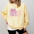 So Many Books Little Time Book Lover Teacher Librarian Comfort Colors Sweatshirt Blue Spruce So Many Books Little Time Book Lover Teacher Librarian Comfort Colors Sweatshirt Blue Spruce