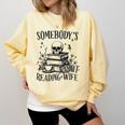 Somebody's Smut Reading Wife Smutty Book Lovers Comfort Colors Sweatshirt Blue Spruce Somebody's Smut Reading Wife Smutty Book Lovers Comfort Colors Sweatshirt Blue Spruce