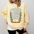 Sorry I Can't I Have Book Club Comfort Colors Sweatshirt Blue Spruce Sorry I Can't I Have Book Club Comfort Colors Sweatshirt Blue Spruce