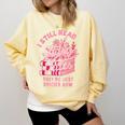 Spicy Book Lover For Women Who Love To Read Romance Fantasy Comfort Colors Sweatshirt Blue Spruce