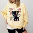 Spicy Romance Character Development Book Reader Design Comfort Colors Sweatshirt Blue Spruce