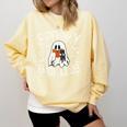 Spooky Book Club Cute Ghost Reading Book Halloween Costume Comfort Colors Sweatshirt Blue Spruce Spooky Book Club Cute Ghost Reading Book Halloween Costume Comfort Colors Sweatshirt Blue Spruce