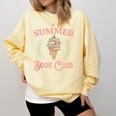 Summer Book Club Comfort Colors Sweatshirt Blue Spruce