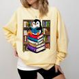 Teacher Librarian Kawaii Penguin Book Lover Penguin Comfort Colors Sweatshirt Blue Spruce Teacher Librarian Kawaii Penguin Book Lover Penguin Comfort Colors Sweatshirt Blue Spruce
