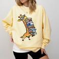 Teacher Shirt Giraffe Holding Books Bookworm Librarian Comfort Colors Sweatshirt Blue Spruce Teacher Shirt Giraffe Holding Books Bookworm Librarian Comfort Colors Sweatshirt Blue Spruce