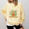Thats What I Do I Read Books And I Know Things Reading Comfort Colors Sweatshirt Blue Spruce