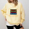 Thats What I Do Read Reading Book Librarian Across America Comfort Colors Sweatshirt Blue Spruce