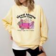 Tired Moms Book Club Running On Coffee Chaos And Chapter Cat Comfort Colors Sweatshirt Blue Spruce Tired Moms Book Club Running On Coffee Chaos And Chapter Cat Comfort Colors Sweatshirt Blue Spruce