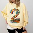 Toddler 2nd Birthday Books Themed 2 Year Old Boys Kids Girls Comfort Colors Sweatshirt Blue Spruce Toddler 2nd Birthday Books Themed 2 Year Old Boys Kids Girls Comfort Colors Sweatshirt Blue Spruce