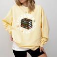 History Education Is Freedom Books Teach Black History Comfort Colors Sweatshirt Blue Spruce