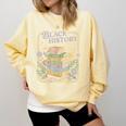 History Month Books Retro Black African Teacher Women Comfort Colors Sweatshirt Blue Spruce History Month Books Retro Black African Teacher Women Comfort Colors Sweatshirt Blue Spruce