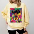 History Month Educated Black Women Girls Reading Book Comfort Colors Sweatshirt Blue Spruce History Month Educated Black Women Girls Reading Book Comfort Colors Sweatshirt Blue Spruce