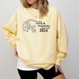 Tucson Festival Of Book TFOB 2024 Coatimundi Mascot Comfort Colors Sweatshirt Blue Spruce