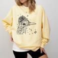 Tucson Festival Of Books TFOB 2017 Roadrunner Mascot Comfort Colors Sweatshirt Blue Spruce