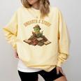 Unearth a Story Dinosaur Reading Books Summer 2026 Comfort Colors Sweatshirt Blue Spruce Unearth a Story Dinosaur Reading Books Summer 2026 Comfort Colors Sweatshirt Blue Spruce