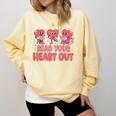Valentine Day Book Read Your Heart Out Lovers Teacher Kids Comfort Colors Sweatshirt Blue Spruce Valentine Day Book Read Your Heart Out Lovers Teacher Kids Comfort Colors Sweatshirt Blue Spruce
