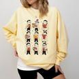 Vampire Reading Books Halloween Cute Teens Kids Comfort Colors Sweatshirt Blue Spruce
