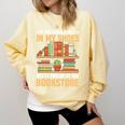 If You Walk A Mile In My Shoes You'Ll End Up At Bookstore Comfort Colors Sweatshirt Blue Spruce