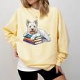West Highland Terrier Books Dog Breed Westie Comfort Colors Sweatshirt Blue Spruce West Highland Terrier Books Dog Breed Westie Comfort Colors Sweatshirt Blue Spruce