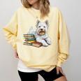 West Highland Terrier Books Dog Breed Westie For Men Women Kids Comfort Colors Sweatshirt Blue Spruce West Highland Terrier Books Dog Breed Westie For Men Women Kids Comfort Colors Sweatshirt Blue Spruce