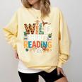 Wild About Reading Zoo Animals Books Reader Lover Comfort Colors Sweatshirt Blue Spruce Wild About Reading Zoo Animals Books Reader Lover Comfort Colors Sweatshirt Blue Spruce