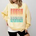 I Will Read Books On A Boat Kids Reading Comfort Colors Sweatshirt Blue Spruce
