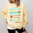 I Will Read Books On A Boat Kids Reading Read Books Comfort Colors Sweatshirt Blue Spruce