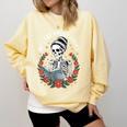 Will Yap About Books Comfort Colors Sweatshirt Blue Spruce