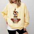 Woman And Books Stack Afro Girl Book Lover Comfort Colors Sweatshirt Blue Spruce Woman And Books Stack Afro Girl Book Lover Comfort Colors Sweatshirt Blue Spruce