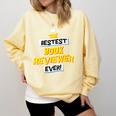 Women's Best Book Reviewer Critic Job Occupation Comfort Colors Sweatshirt Blue Spruce