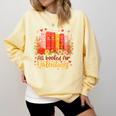 Women's All Booked For Valentine Teacher Valentines Reading Book Comfort Colors Sweatshirt Blue Spruce Women's All Booked For Valentine Teacher Valentines Reading Book Comfort Colors Sweatshirt Blue Spruce