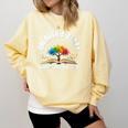 Women's Unearth a Story 2026 Summer Reading Program Tree Book Comfort Colors Sweatshirt Blue Spruce Women's Unearth a Story 2026 Summer Reading Program Tree Book Comfort Colors Sweatshirt Blue Spruce