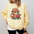 In World Of Bookworms Be Book Dragon Cute Women Kids Men Comfort Colors Sweatshirt Blue Spruce In World Of Bookworms Be Book Dragon Cute Women Kids Men Comfort Colors Sweatshirt Blue Spruce