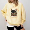 In A World Full Of Bookworms Be A Book Dragon Book Lover Comfort Colors Sweatshirt Blue Spruce