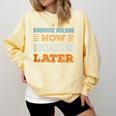 Birdhouse Building Now Minimal Socializing Introvert Comfort Colors Sweatshirt Butter Birdhouse Building Now Minimal Socializing Introvert Comfort Colors Sweatshirt Butter