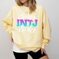 Crazy INTJ Lady Introvert Personality Comfort Colors Sweatshirt Butter
