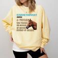 Equinetrovert Definition Equine Horse Riding Introvert Comfort Colors Sweatshirt Butter