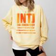 INTJ Architect Personality Introvert Sarcastic Orange Comfort Colors Sweatshirt Butter INTJ Architect Personality Introvert Sarcastic Orange Comfort Colors Sweatshirt Butter
