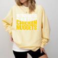 Introvert Antisocial Chicken Nugget Lover Foodie Comfort Colors Sweatshirt Butter Introvert Antisocial Chicken Nugget Lover Foodie Comfort Colors Sweatshirt Butter