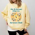 Introvert Extrovert Cartoon In Asstrovert World Comfort Colors Sweatshirt Butter Introvert Extrovert Cartoon In Asstrovert World Comfort Colors Sweatshirt Butter