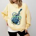 Introvert Music Lover Electric Guitar Rock Comfort Colors Sweatshirt Butter Introvert Music Lover Electric Guitar Rock Comfort Colors Sweatshirt Butter